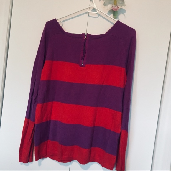 Ann Taylor for Loft Bold Striped Soft Sweater - Picture 5 of 6